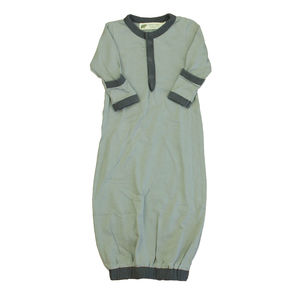 Monica + Andy Boys Gray | Blue Nightgown size: 0-3 Months